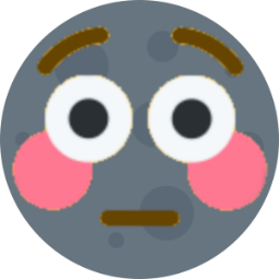 Flushed_Moon emote for Discord