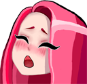 girlwithpinkhair emote for Discord