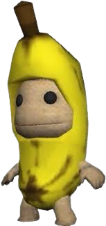 SackboyBanana emote for Discord
