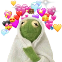 kermit_love emote for Discord