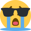 sunglassesSob emote for Discord