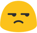 blobunamused emote for Discord