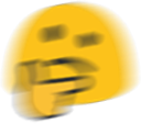 blobthinkingfast emote for Discord