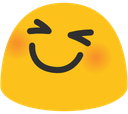 blobsmilehappyeyes emote for Discord