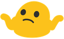 blobshrug emote for Discord