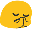blobpensivepray emote for Discord