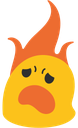 blobonfire emote for Discord