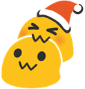 blobnomchristmas emote for Discord
