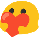 blobheart emote for Discord