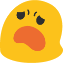 blobfrowningbig emote for Discord