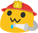 blobfirefighter emote for Discord