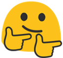 blobfingerguns emote for Discord
