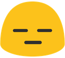 blobexpressionless emote for Discord