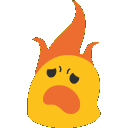 ablobonfire emote for Discord