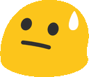 ablobnervous emote for Discord