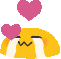 ablobmeltsoblove emote for Discord