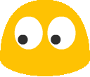 ablobeyesdown emote for Discord