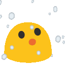 ablobenjoysnow emote for Discord