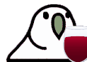 wineParrot emote for Discord