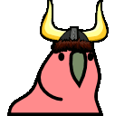 vikingParrot emote for Discord