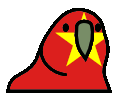 vietnamParrot emote for Discord