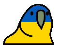 ukraineParrot emote for Discord