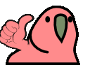 thumbsupParrot emote for Discord