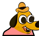 thisisfineParrot emote for Discord