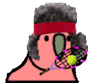 tennisParrot emote for Discord