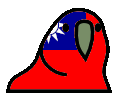 taiwanParrot emote for Discord