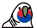 southkoreaParrot emote for Discord