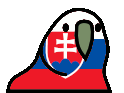 slovakiaParrot emote for Discord