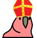sintParrot emote for Discord