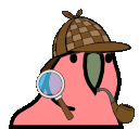 sherlockholmesParrot emote for Discord