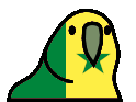 senegalParrot emote for Discord