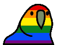 prideParrot emote for Discord