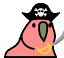 pirateParrot emote for Discord