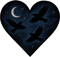 Nightskyanddarkravensheart emote for Discord