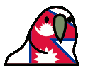 nepalParrot emote for Discord