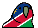 namibiaParrot emote for Discord