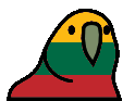 lithuaniaParrot emote for Discord