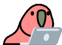 laptop_Parrot emote for Discord