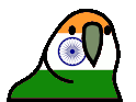 indiaParrot emote for Discord