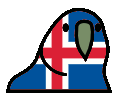icelandParrot emote for Discord
