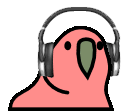 headsetParrot emote for Discord