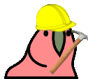 hardhatParrot emote for Discord