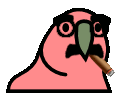 grouchoParrot emote for Discord