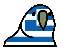 greeceParrot emote for Discord