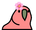 flowerParrot emote for Discord