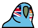 fijiParrot emote for Discord